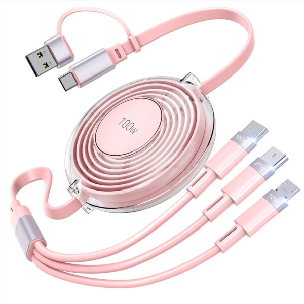 3 in 1 Retractable Charging Cable - Image 3