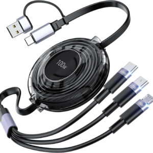 3 in 1 Retractable Charging Cable